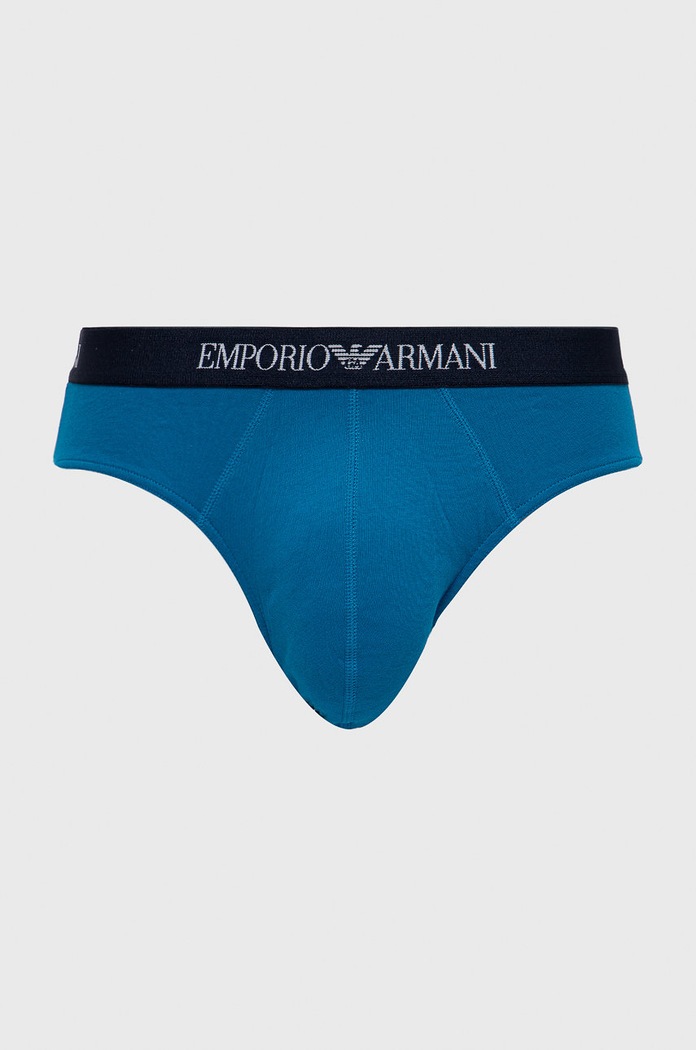Slipy Emporio Armani modrá 111624.1P722
