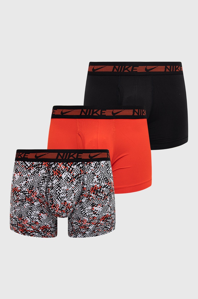 Nike - Bokserki (3-pack) dzianina pomarańczowy KE1028