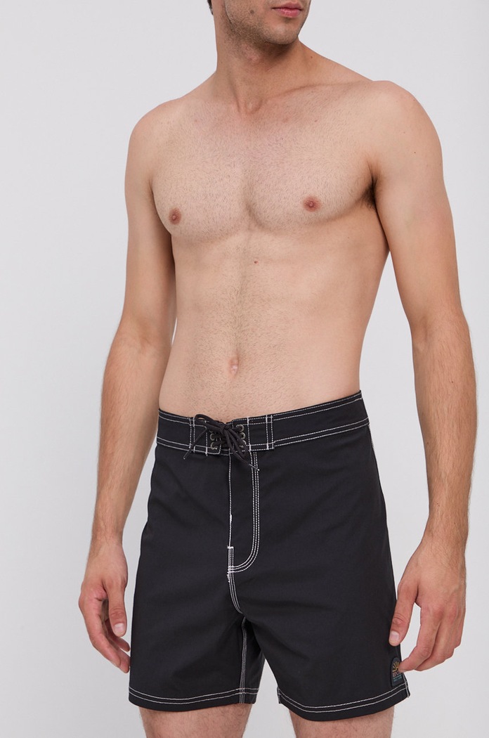 Plavkové šortky Rip Curl čierna CBONI4