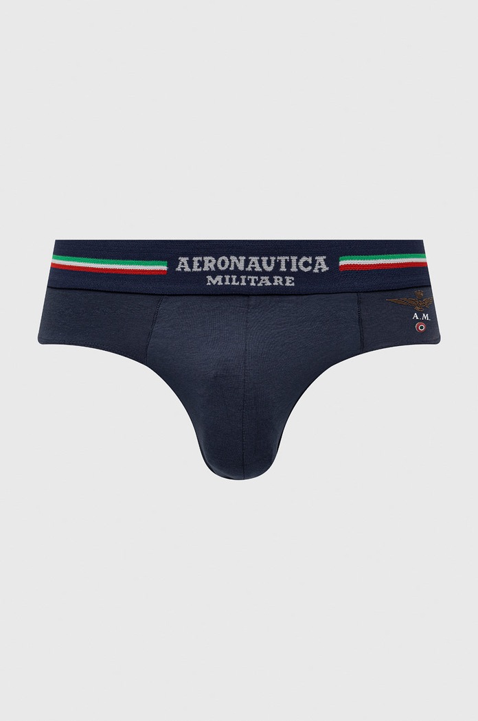 Spodní prádlo Aeronautica Militare (2-pack) pletenina námořnická modř AM1USL001