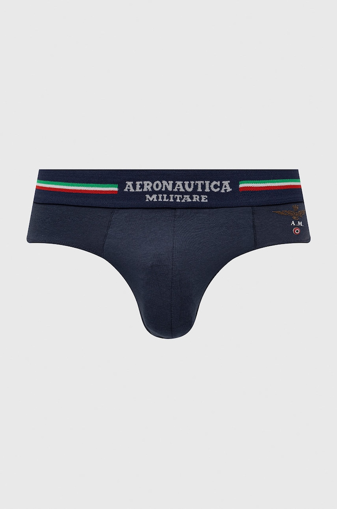 Spodní prádlo Aeronautica Militare (2-pack) pletenina námořnická modř AM1USL001