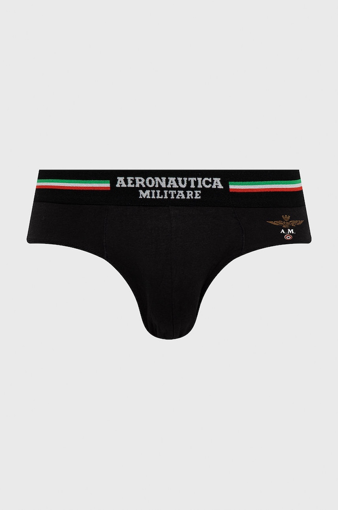 Aeronautica Militare alsónadrág (2-pack) AM1USL001 fekete AA00