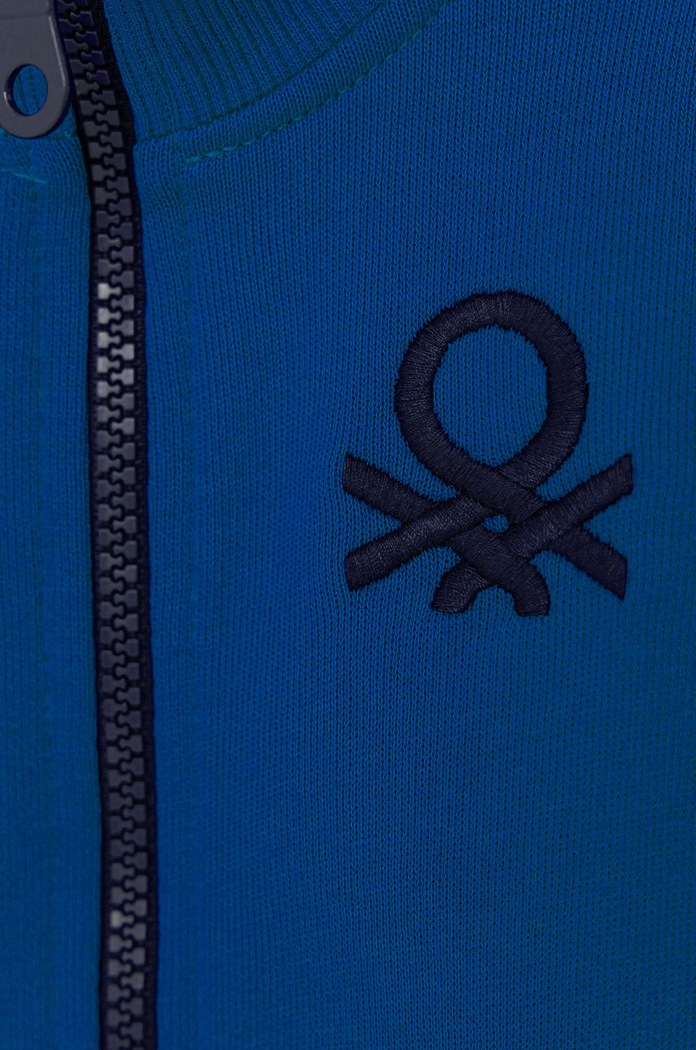 CHLAPEC Dětská bavlněná mikina United Colors of Benetton 3J68C5196.110.170 fialová