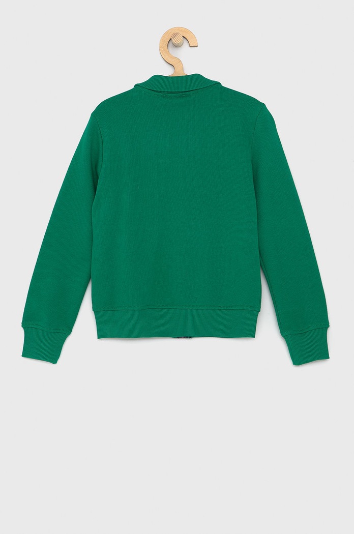 Dětská bavlněná mikina United Colors of Benetton 3J68C5196.110.170 zelená AA00