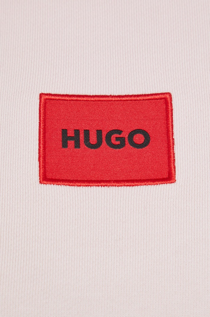 Hanorac de bumbac HUGO roz 50455971