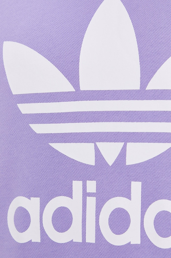 adidas Originals Bluza bawełniana GN2953 GN2953 fioletowy