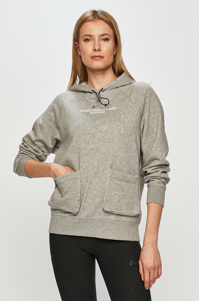 Nike Sportswear - Mikina sivá CZ8896