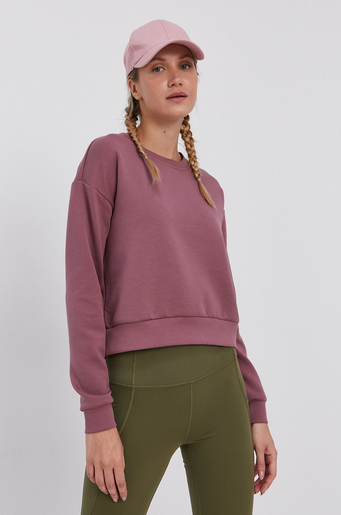 Only Play Bluza z elastanem różowy 15230217