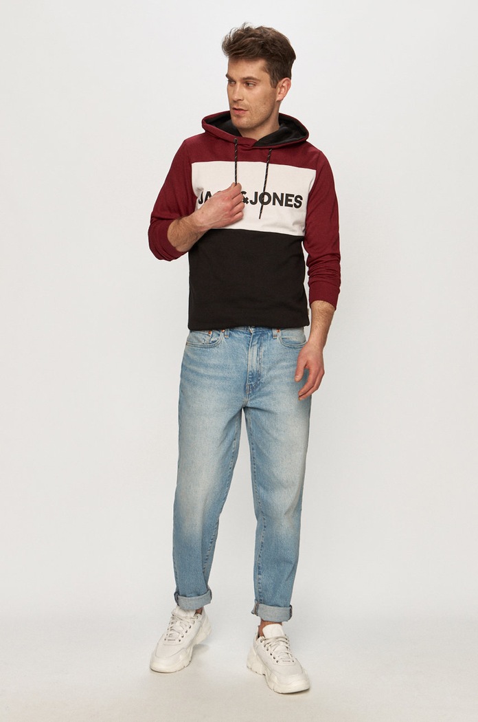 Jack & Jones Bluza 12172344 fioletowy AA00