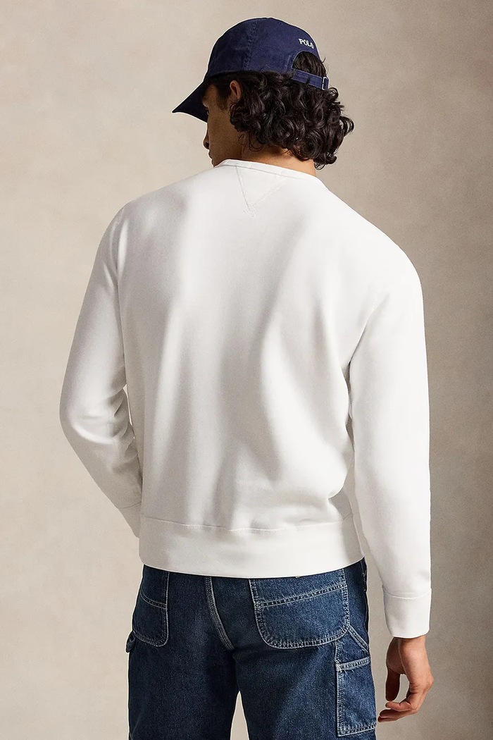 Polo Ralph Lauren bombažna mikica 710766772009 bela SS21