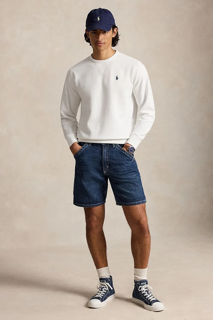Oblačila Polo Ralph Lauren bombažna mikica 710766772009 bela