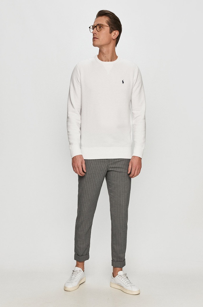 Polo Ralph Lauren - Βαμβακερή μπλούζα 710766772009 λευκό SS21