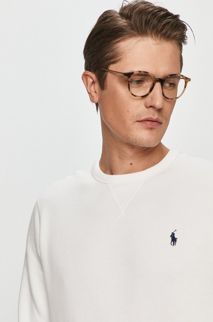 Polo Ralph Lauren - Βαμβακερή μπλούζα λευκό 710766772009