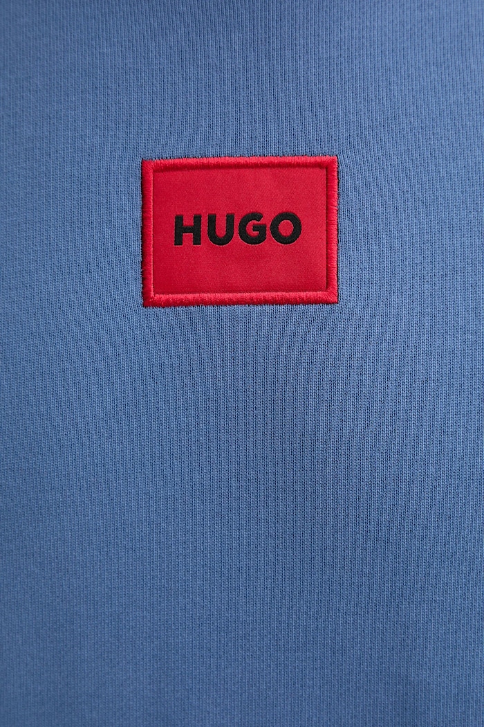 Бавовняна кофта HUGO Diragol212 50447964 блакитний