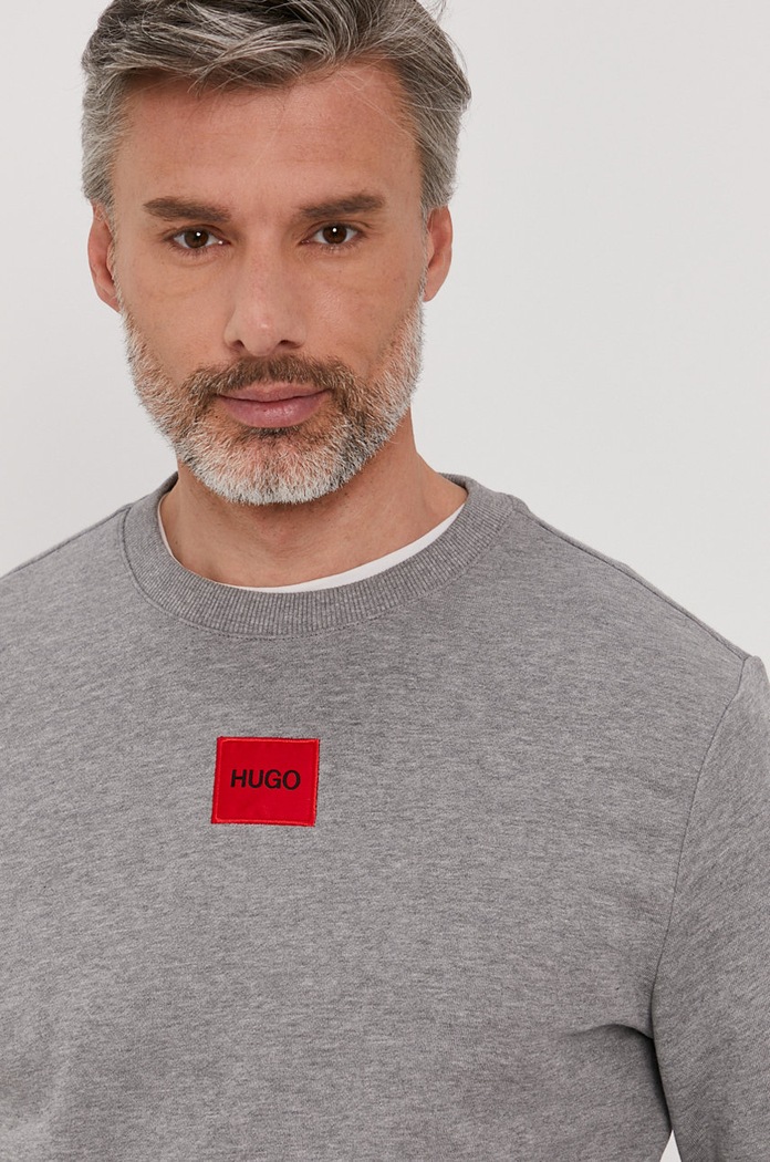 Bluza męska bawełniana Diragol212 HUGO 50447964 szary
