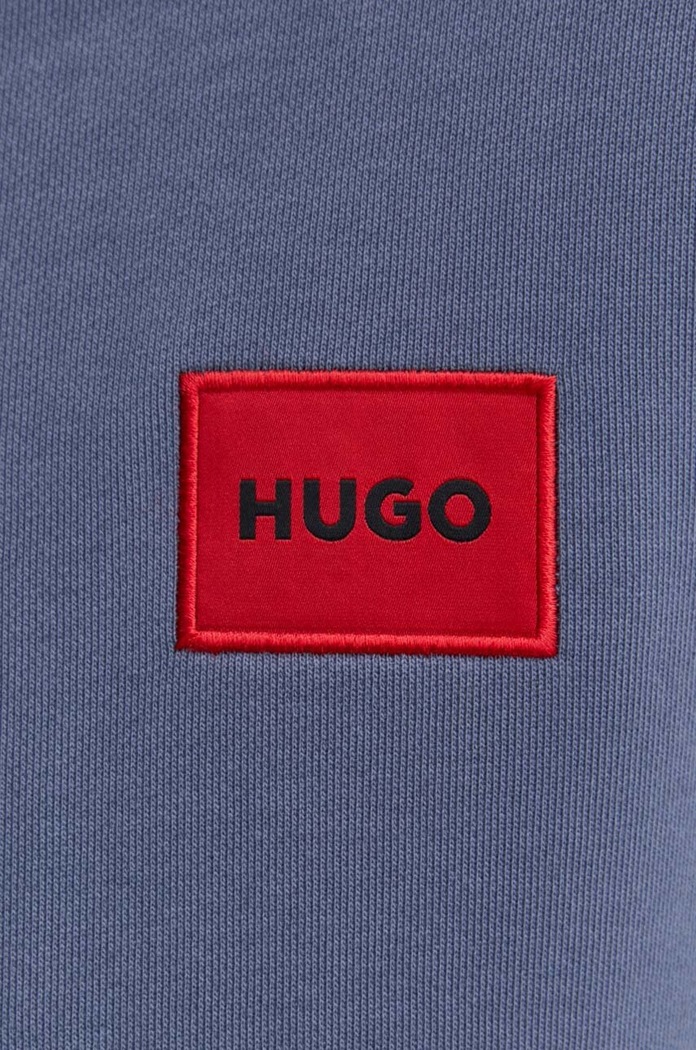 Бавовняна кофта HUGO Daple212 50447972 блакитний