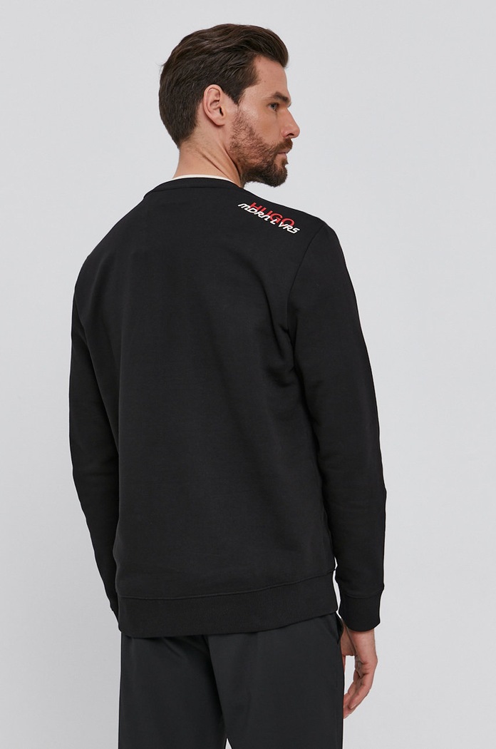 Odzież HUGO Bluza bawełniana 50450457 50450457 czarny
