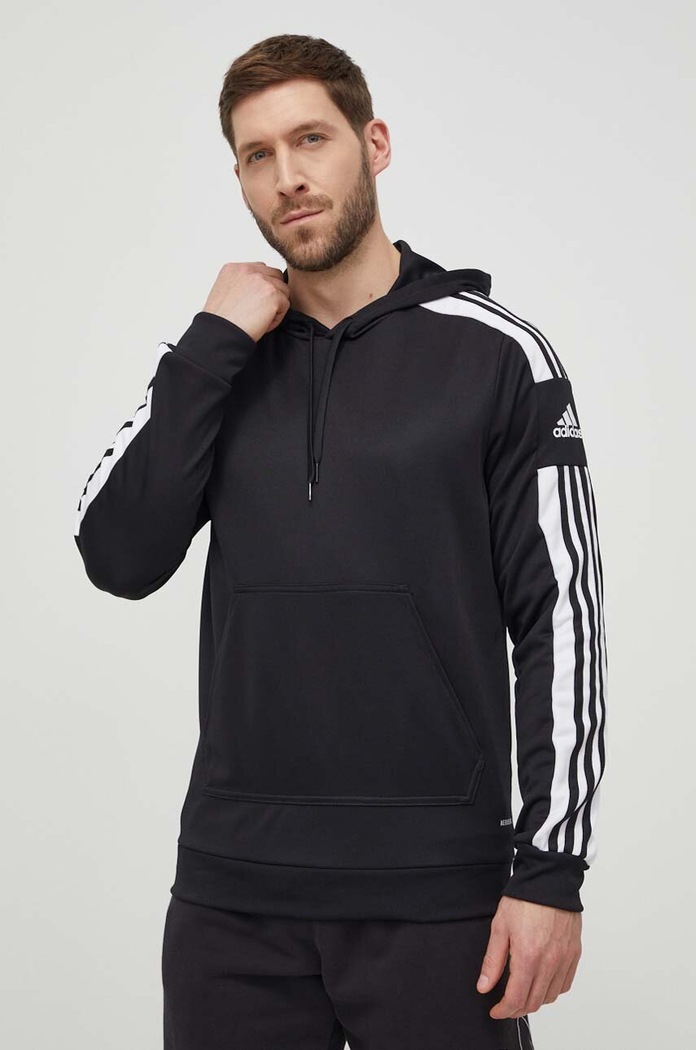 Mikina adidas Performance GK9548 s kapucňou čierna GK9548