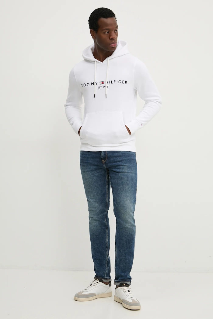 Tommy Hilfiger - Bluza MW0MW11599.4891 biały SS26