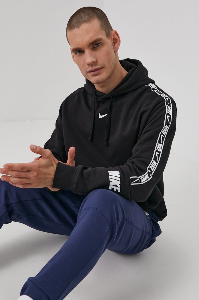 Nike Sportswear Bluza z kapturem czarny DC8304