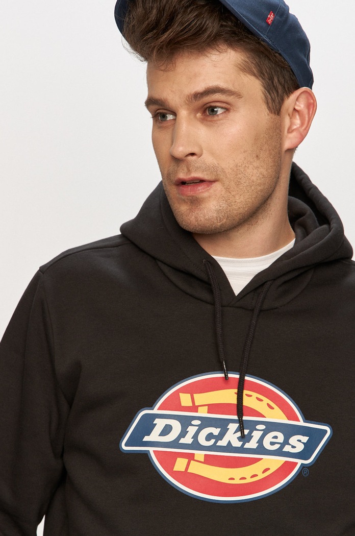Dickies μπλούζα μαύρο DK0A4XCBBLK