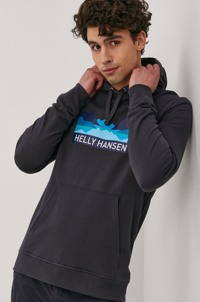 Helly Hansen - Felső nyomtatásos szürke 62975