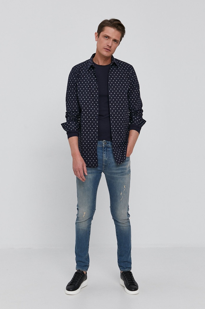 Guess Longsleeve M1RI28.J1311 M1RI28.J1311 granatowy AA00