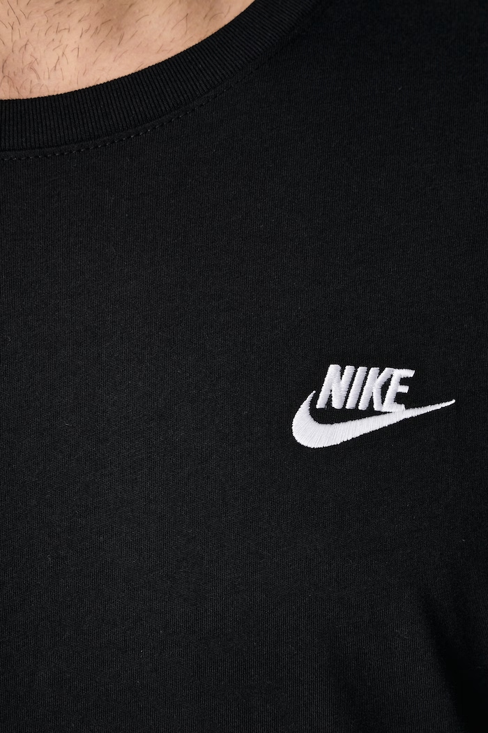 Hosszúujjú férfi pamut Nike Sportswear fekete AR5193