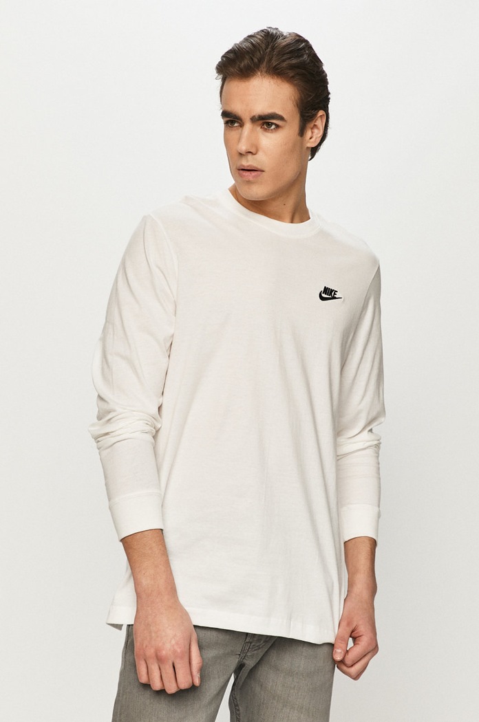 Nike Sportswear Longsleeve biały AR5193