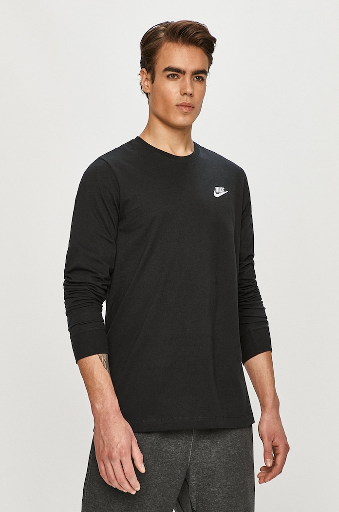 Nike Sportswear Longsleeve czarny AR5193