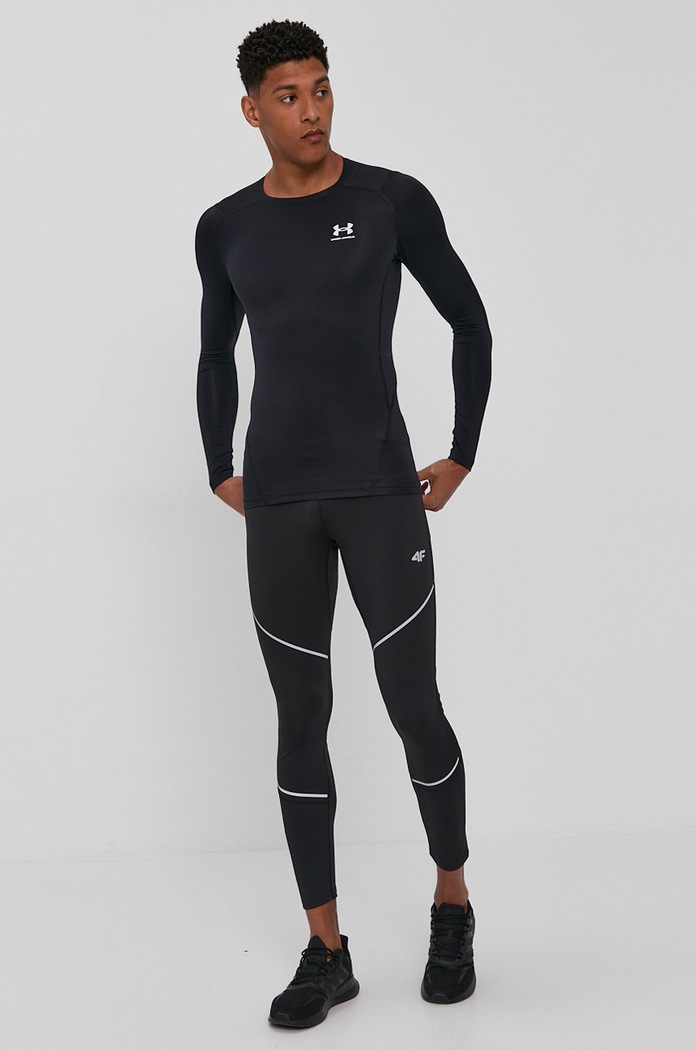 Блуза с дълги ръкави за трениране Under Armour 1361524 черен SS26
