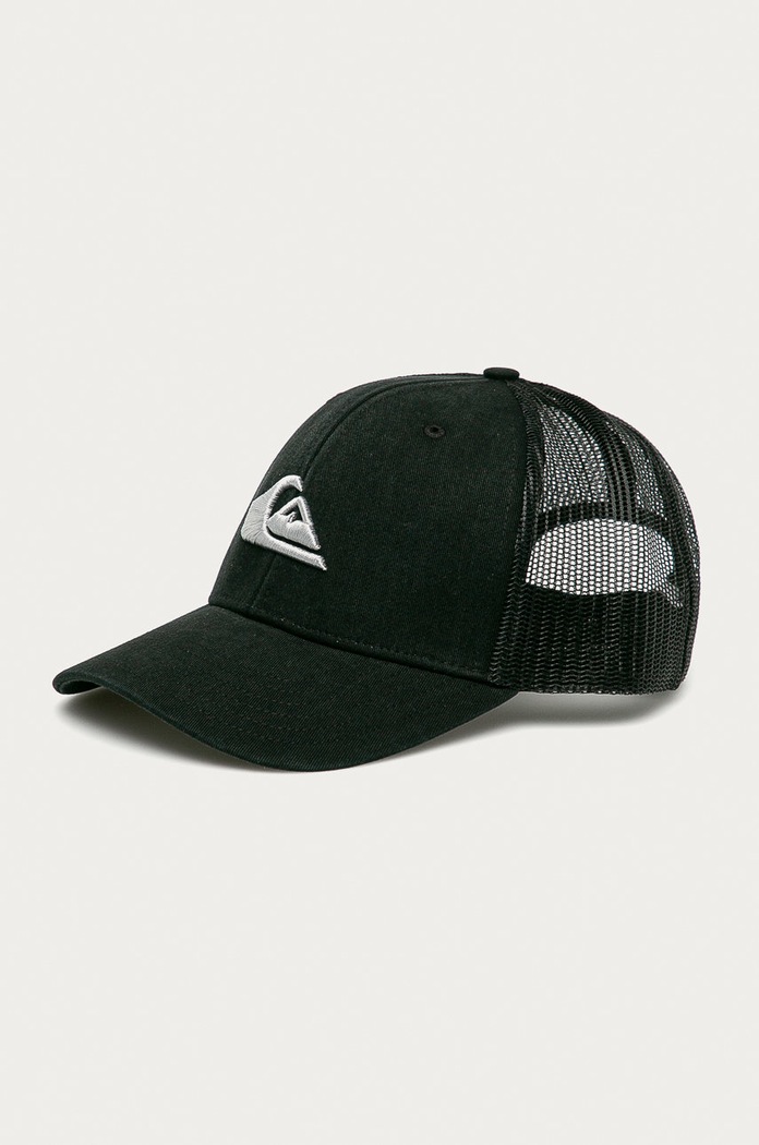 Quiksilver - Καπέλο απλικέ μαύρο AQYHA04793
