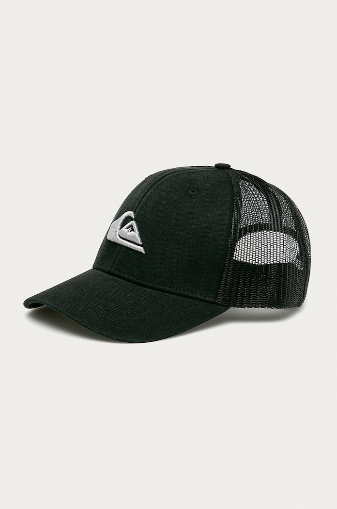 Quiksilver - Καπέλο απλικέ μαύρο AQYHA04793