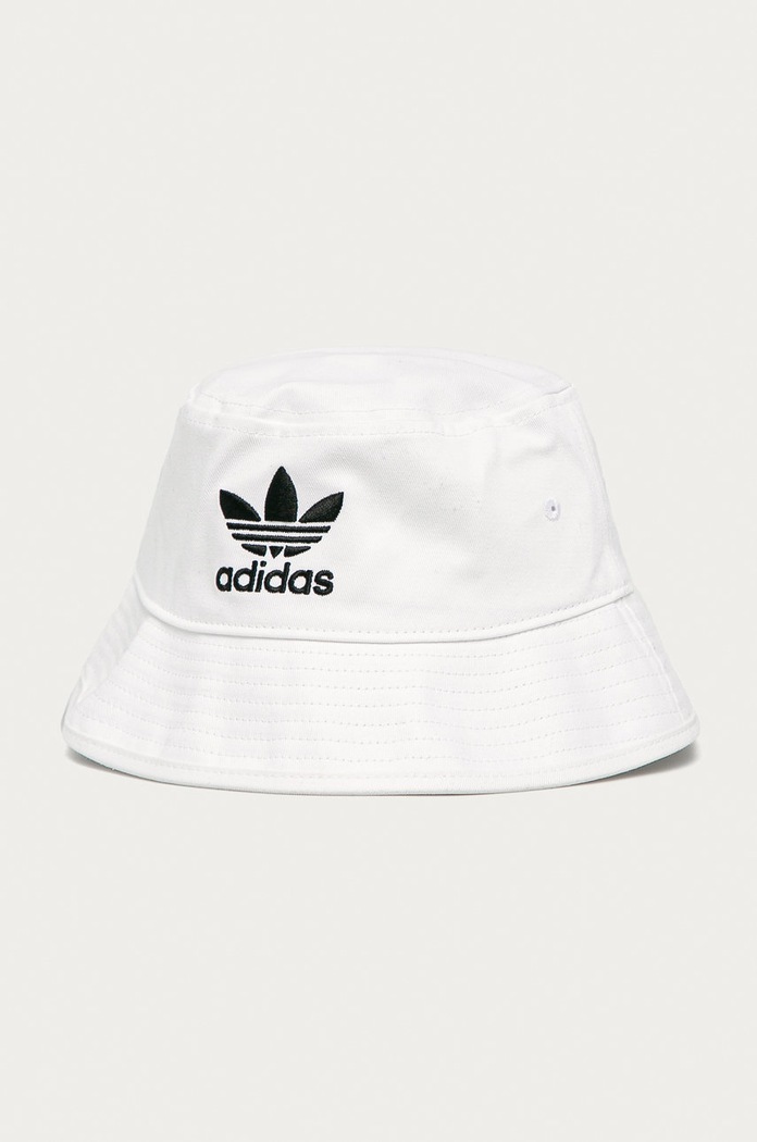 adidas Originals - Шляпа Adicolor Trefoil Bucket хлопок белый FQ4641.M