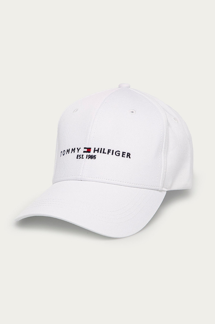 Tommy Hilfiger - Čiapka bavlna biela AM0AM07352.4891
