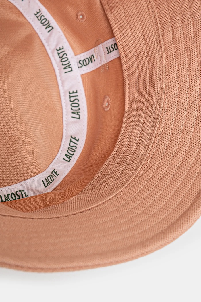 Βαμβακερό καπέλο Lacoste πορτοκαλί RK2056