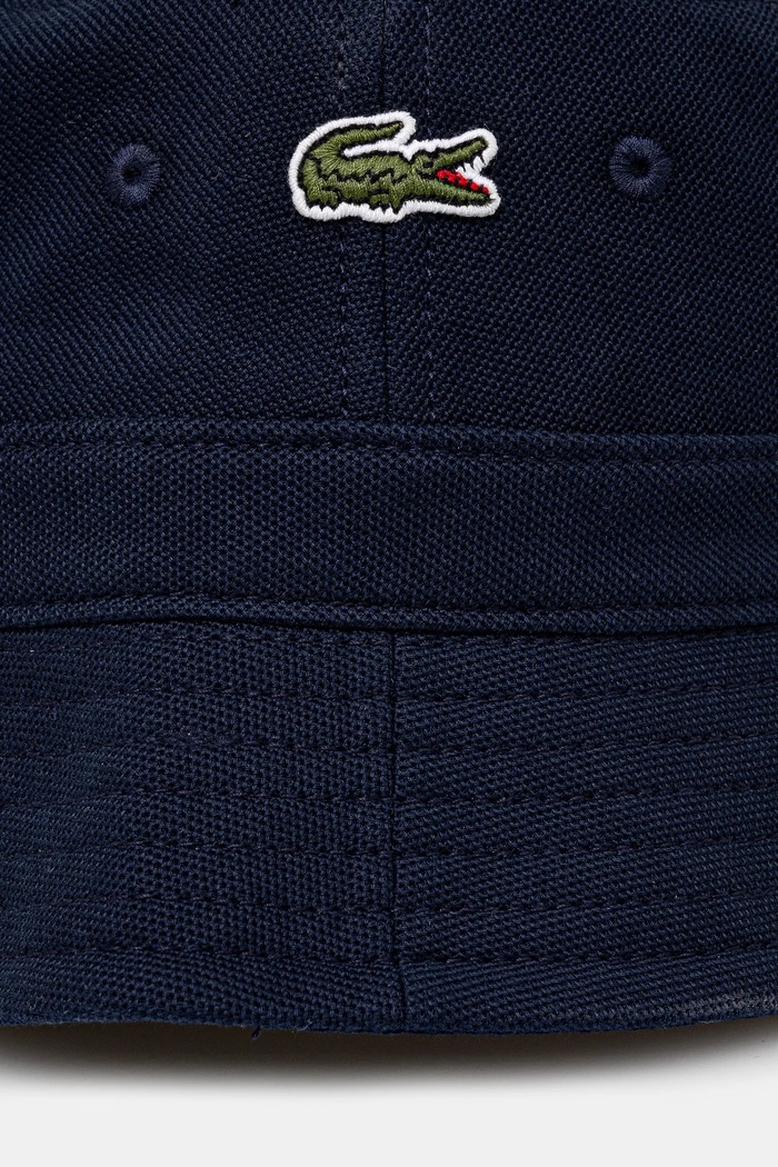 Bavlnený klobúk Lacoste RK2056 tmavomodrá SS25