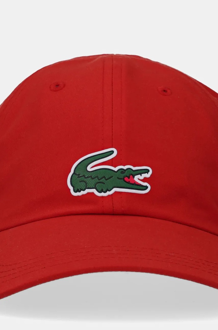 Lacoste sapca RK2450 rosu SS26