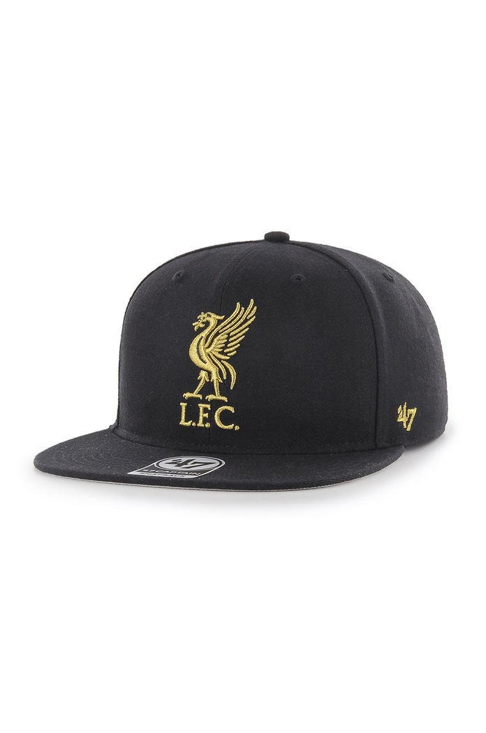 47 brand - Czapka z daszkiem EPL Liverpool aplikacja czarny EPL.NSHTM04WBP.BK