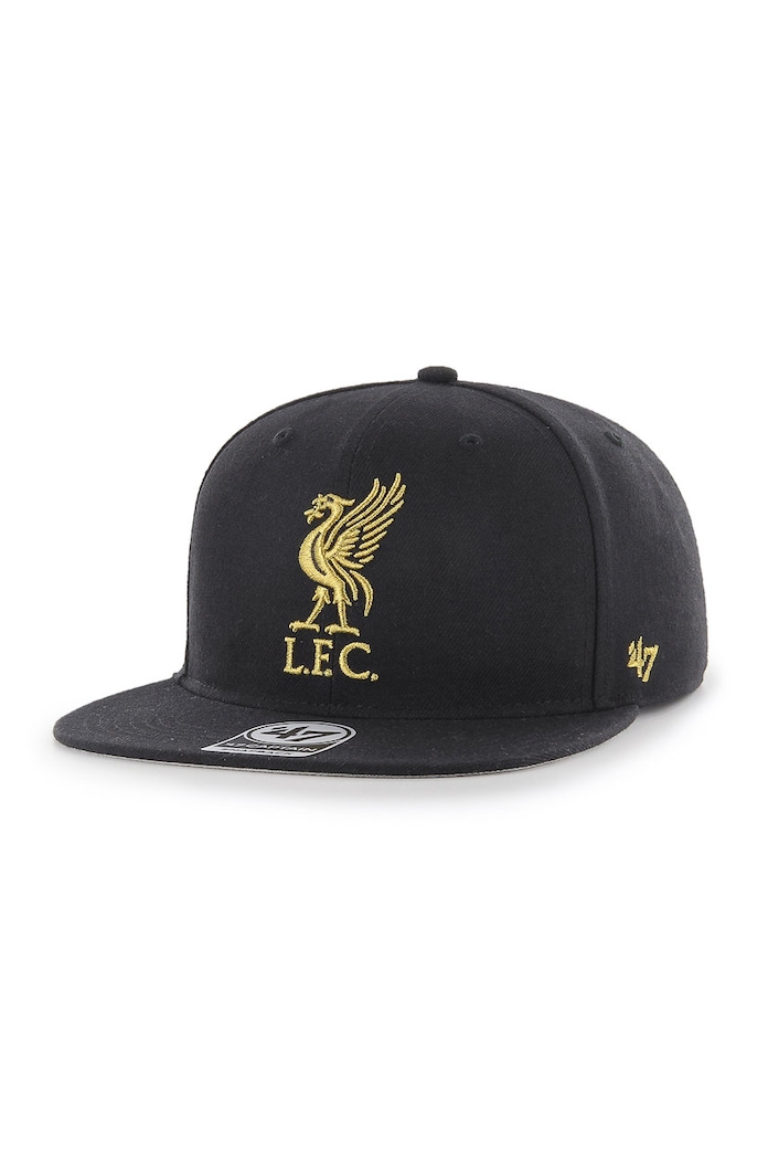 47 brand - Czapka z daszkiem EPL Liverpool aplikacja czarny EPL.NSHTM04WBP.BK