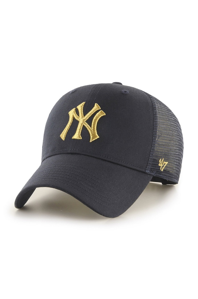 47 brand - Czapka z daszkiem aplikacja granatowy B.BRMTL17CTP.NY
