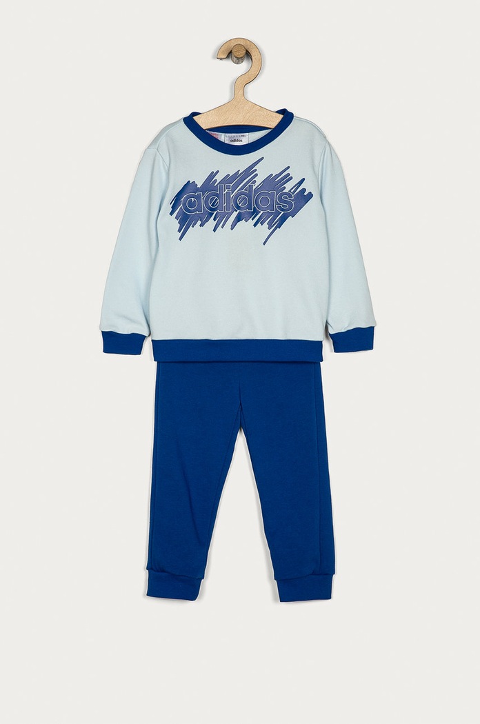 adidas - Dres dziecięcy 62-104 cm GD6167 dzianina niebieski GD6167