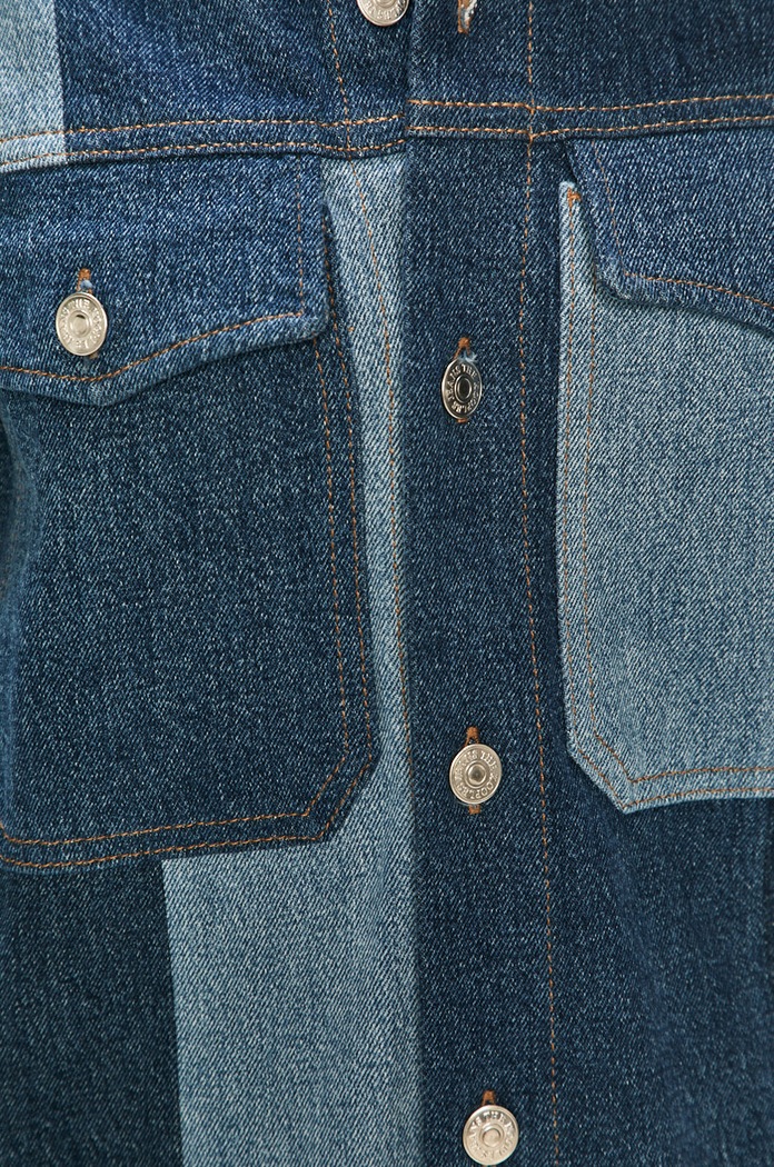 The Kooples - Košeľa FCCD22058J modrá SS21
