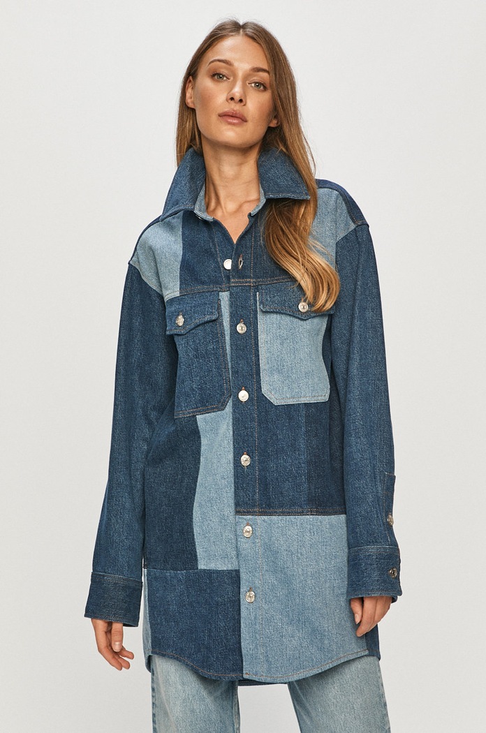 Oblečenie The Kooples - Košeľa FCCD22058J modrá