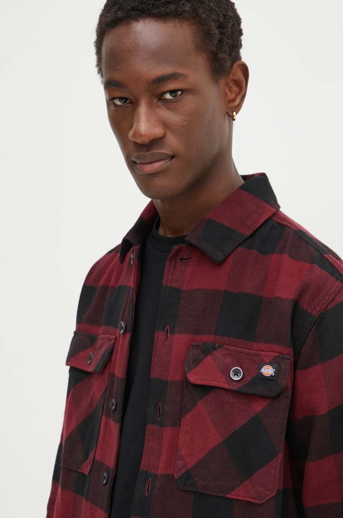 Dickies camasa burgundia DK0A4XDZBLK