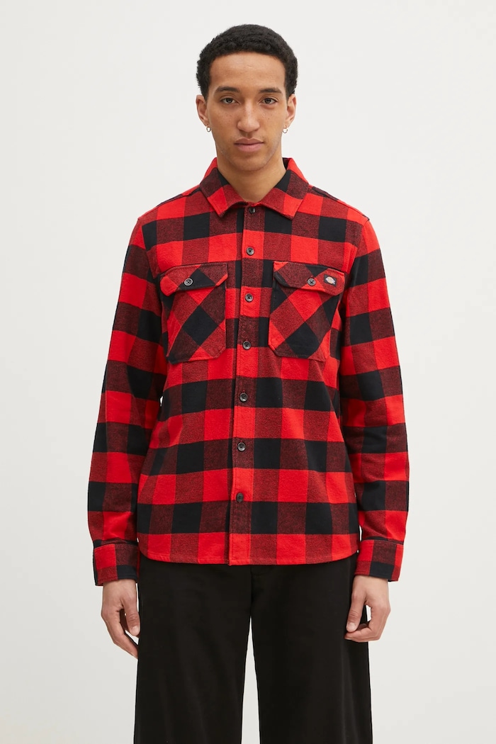 Dickies camicia regolare rosso DK0A4XDZRDX