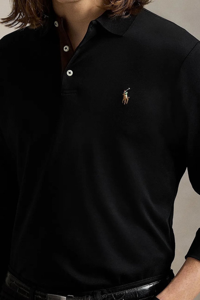 Polo Ralph Lauren - Tričko s dlhým rukávom čierna 710671785002