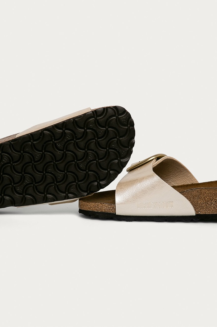 Obuv Šľapky Birkenstock Madrid Big Buckle 1015279 béžová