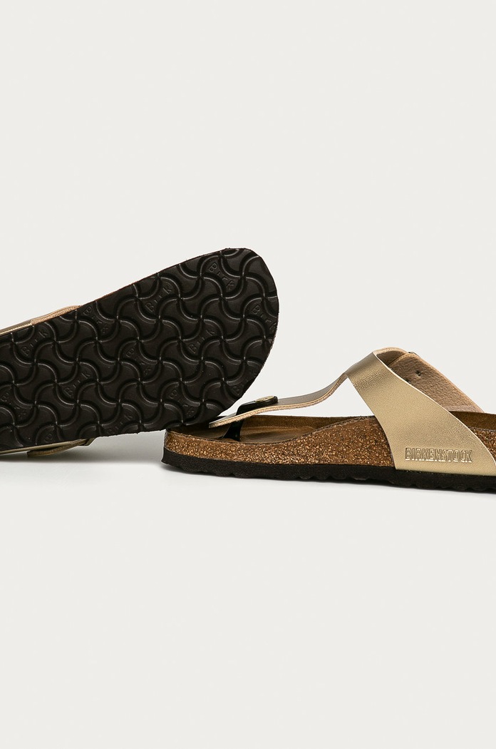 Obuwie Birkenstock japonki Gizeh 1016108 złoty