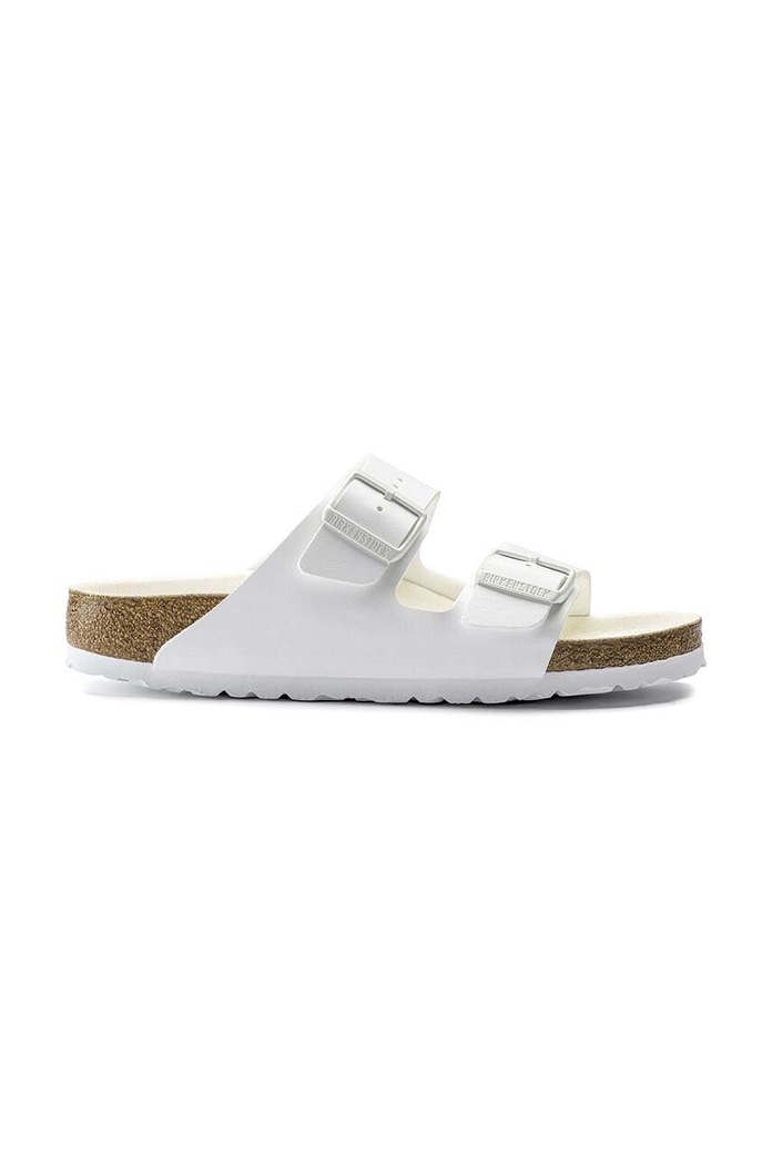 Παντόφλες Birkenstock Arizona φλατ λευκό 1019046